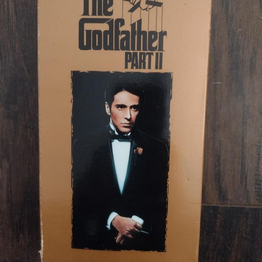 The Godfather Part II VHS movies two vhs tapes in good condition